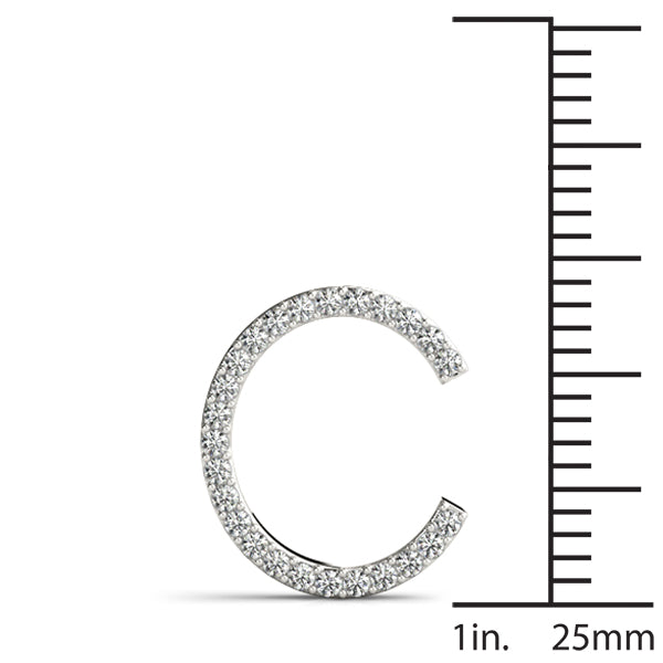 Diamond Initial Pendant · 0.15 ct tw