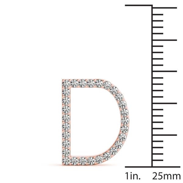 Diamond Initial Pendant · 0.17 ct tw