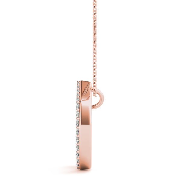 Diamond Initial Pendant · 0.17 ct tw