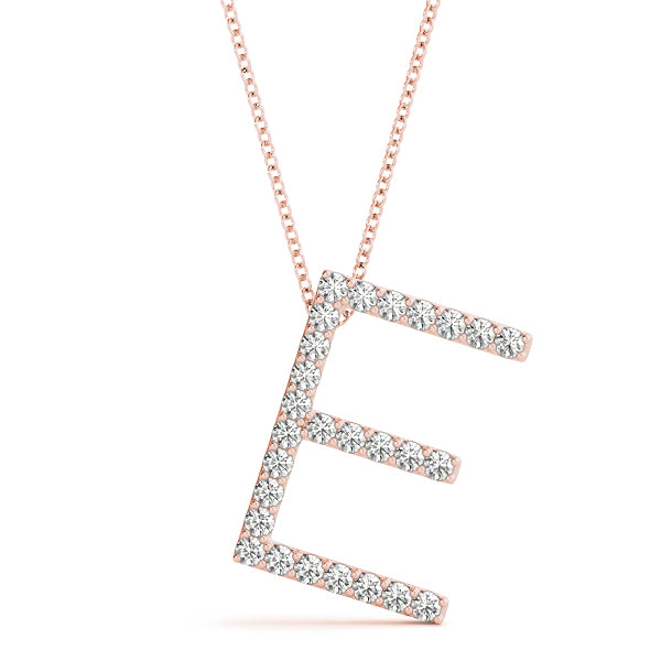 Diamond Initial Pendant · 0.17 ct tw