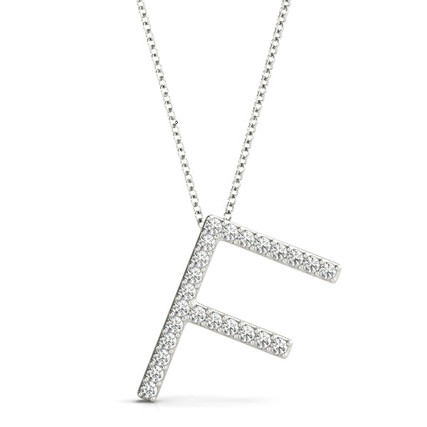 Diamond Initial Pendant · 0.14 ct tw