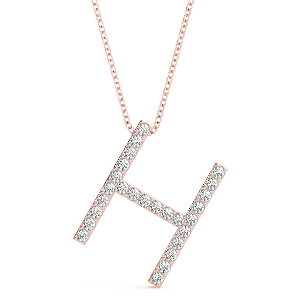 Diamond Initial Pendant · 0.16 ct tw