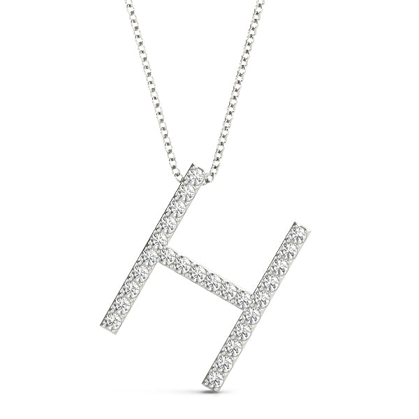 Diamond Initial Pendant · 0.16 ct tw