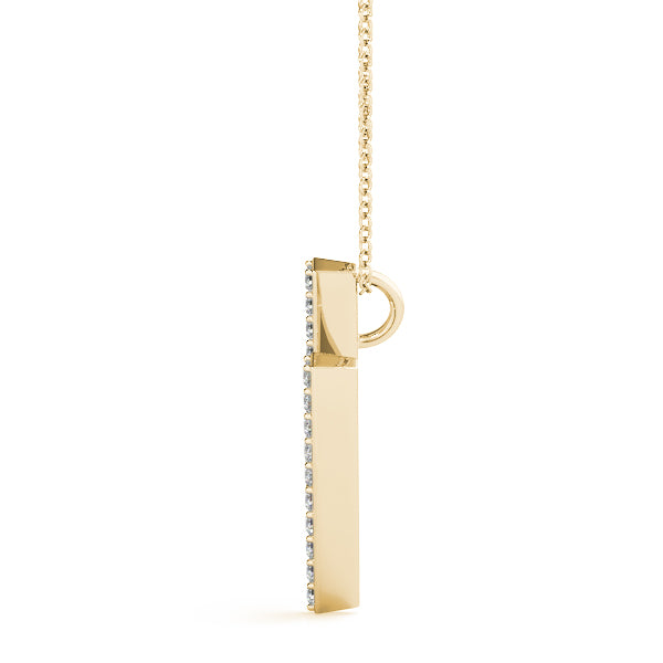 Diamond Initial Pendant · 0.16 ct tw