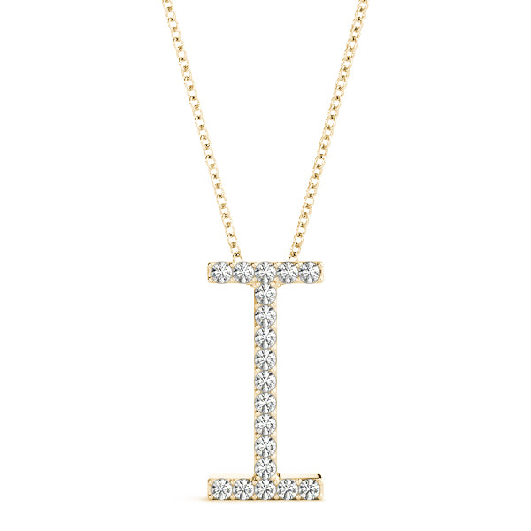 Diamond Initial Pendant · 0.11 ct tw
