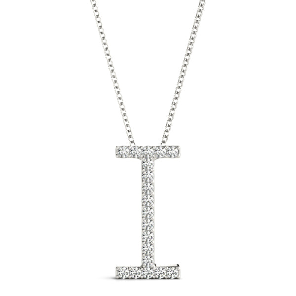 Diamond Initial Pendant · 0.11 ct tw