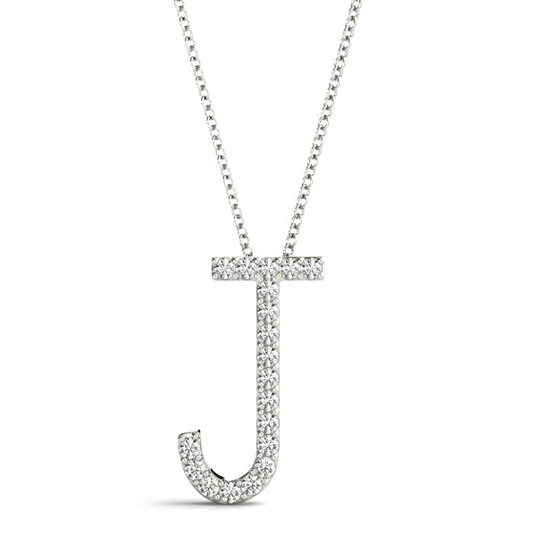 Diamond Initial Pendant · 0.11 ct tw