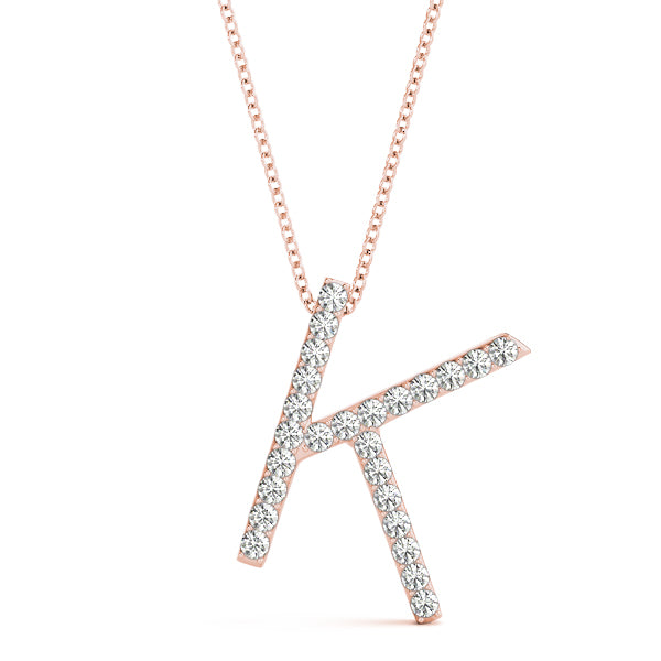 Diamond Initial Pendant · 0.15 ct tw