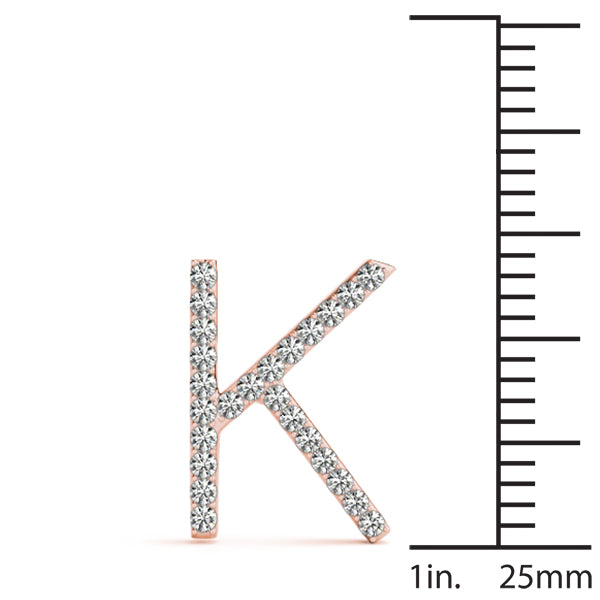 Diamond Initial Pendant · 0.15 ct tw