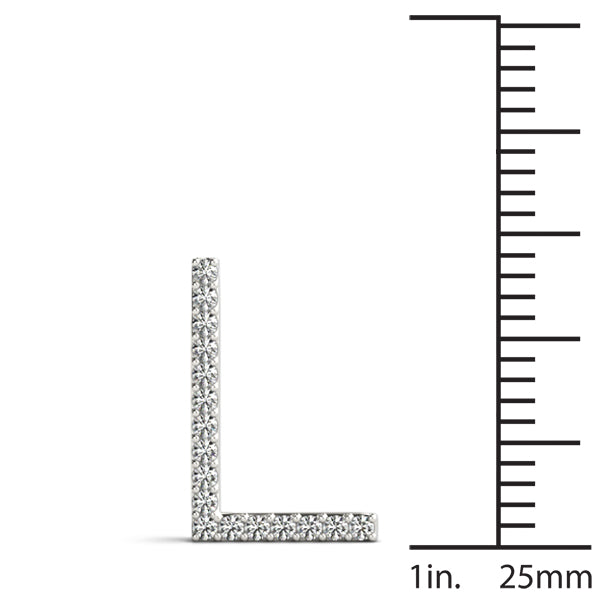 Diamond Initial Pendant · 0.10 ct tw