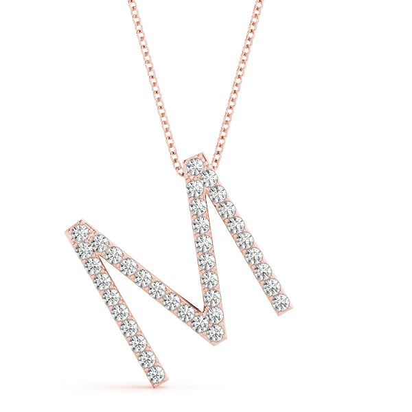 Diamond Initial Pendant · 0.18 ct tw