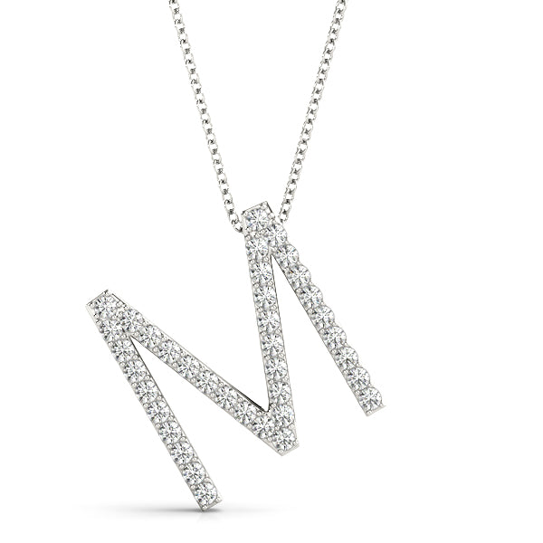Diamond Initial Pendant · 0.18 ct tw