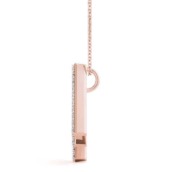 Diamond Initial Pendant · 0.18 ct tw
