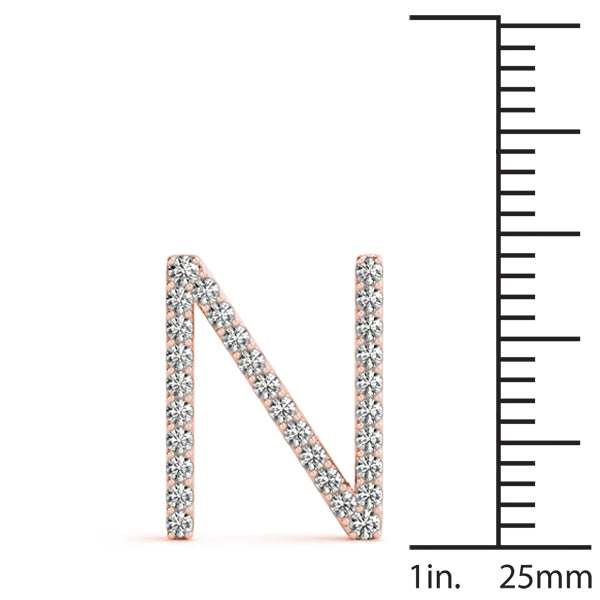 Diamond Initial Pendant · 0.18 ct tw