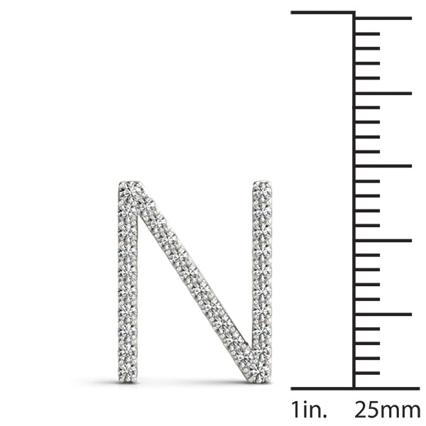 Diamond Initial Pendant · 0.18 ct tw