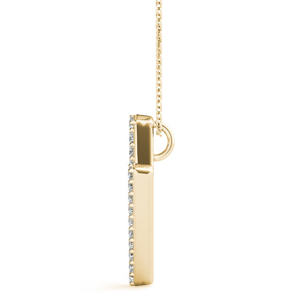Diamond Initial Pendant · 0.18 ct tw