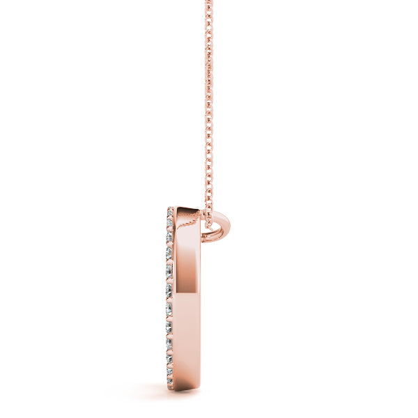 Diamond Initial Pendant · 0.17 ct tw