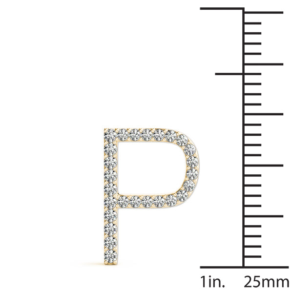 Diamond Initial Pendant · 0.16 ct tw