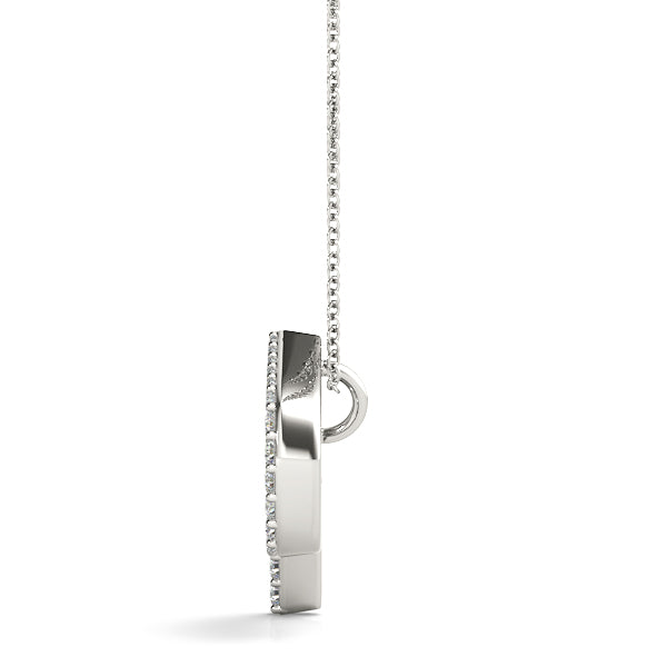 Diamond Initial Pendant · 0.16 ct tw
