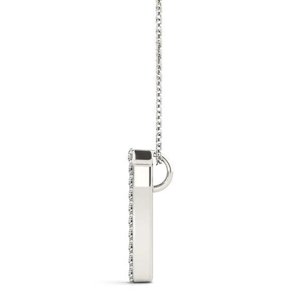 Diamond Initial Pendant · 0.10 ct tw