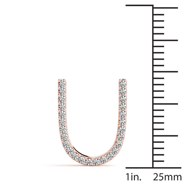 Diamond Initial Pendant · 0.16 ct tw