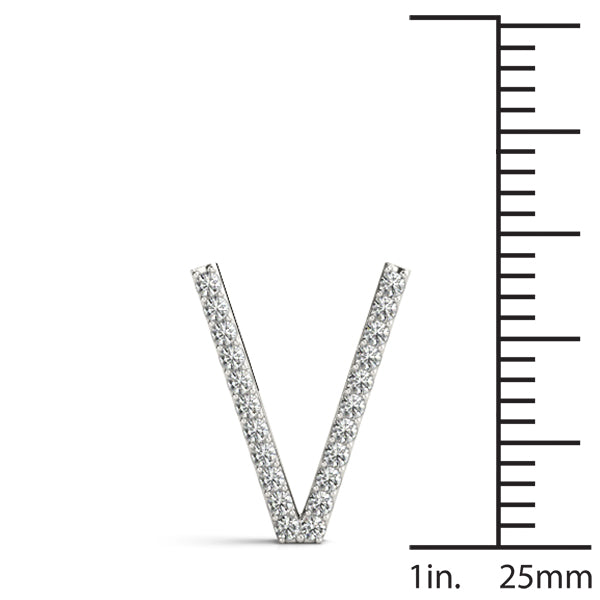 Diamond Initial Pendant · 0.13 ct tw