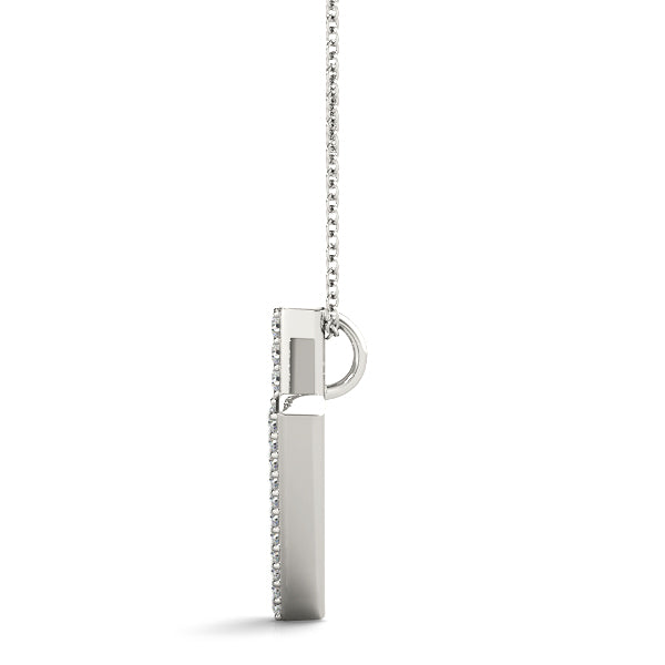 Diamond Initial Pendant · 0.13 ct tw