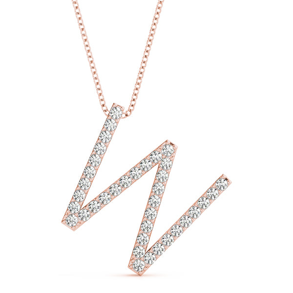 Diamond Initial Pendant · 0.18 ct tw