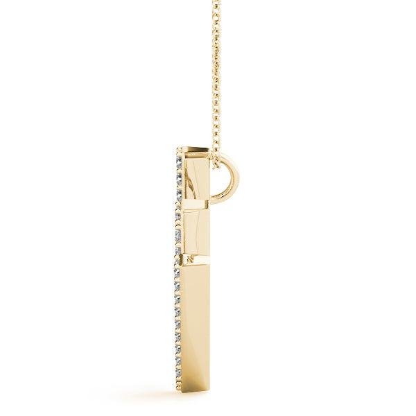 Diamond Initial Pendant · 0.18 ct tw