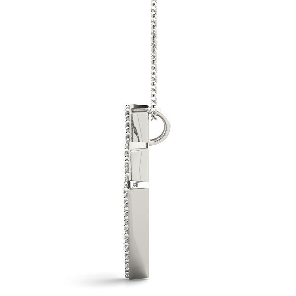 Diamond Initial Pendant · 0.18 ct tw