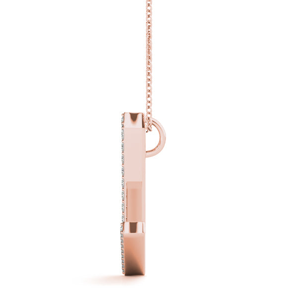 Diamond Initial Pendant · 0.16 ct tw