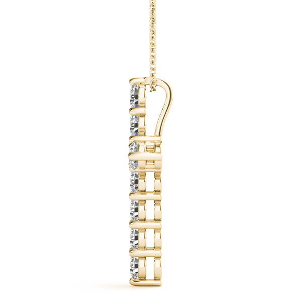 11 Stone Cross Diamond Pendant · 2.75 ct tw