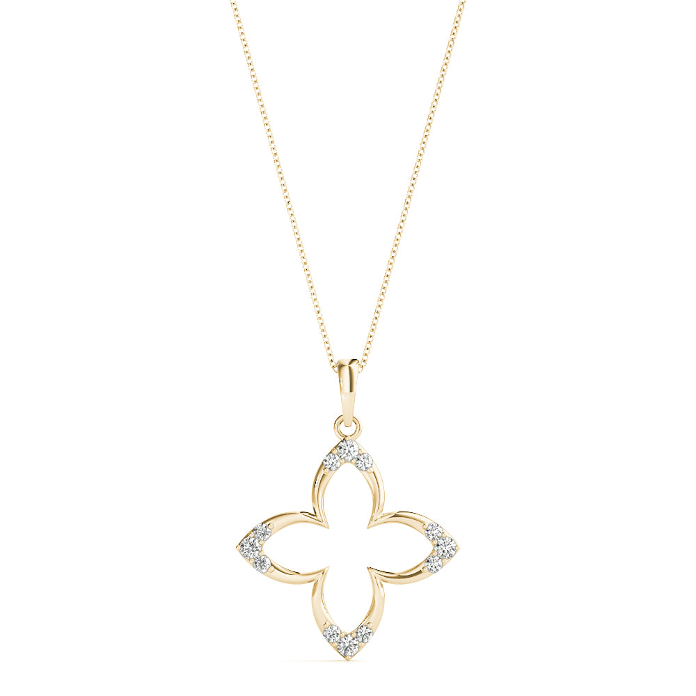 15mm Fashion Diamond Pendant · 0.09 ct tw