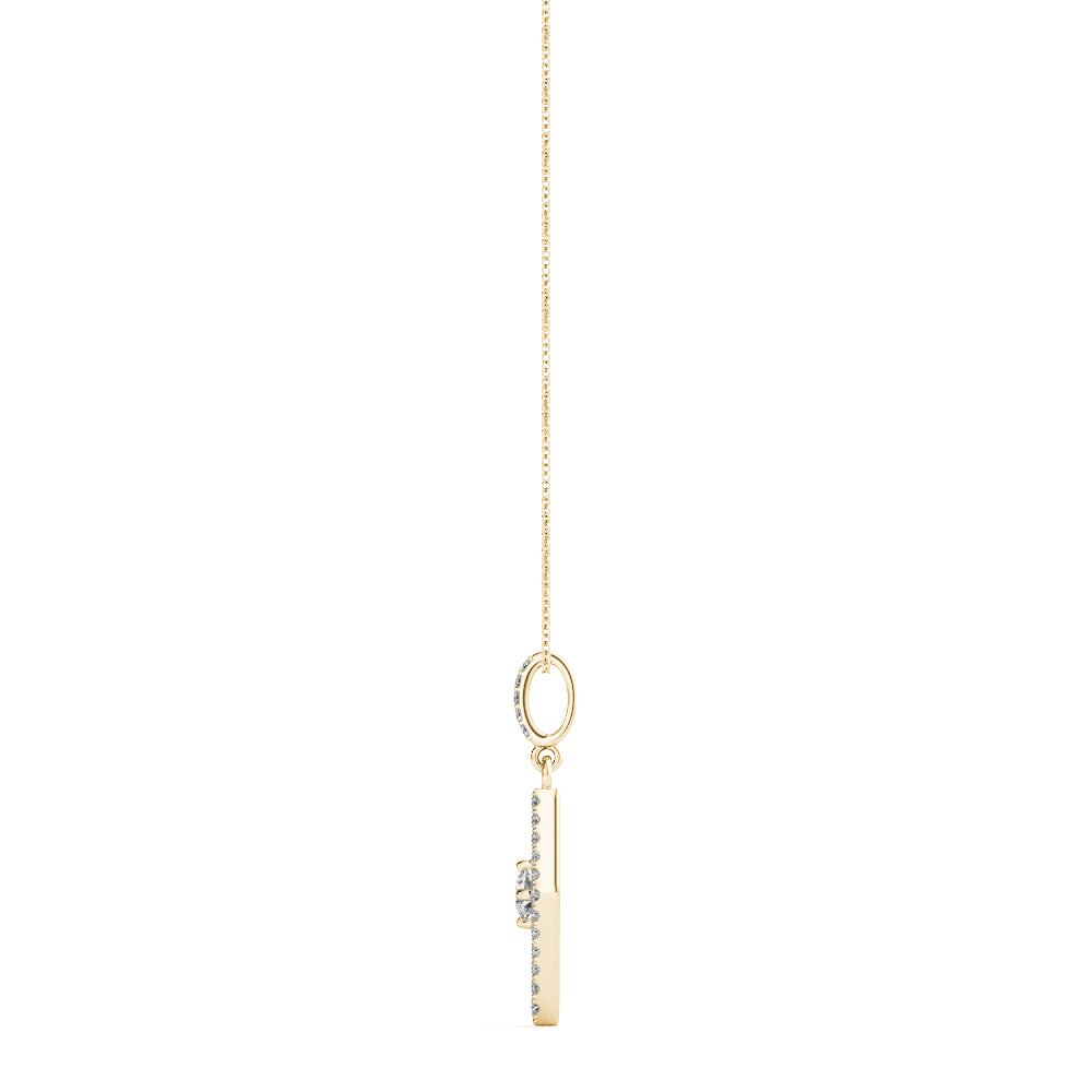 Round Fashion Diamond Pendant · 0.31 ct tw
