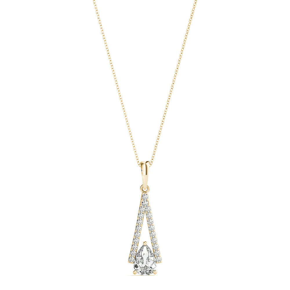 Pear Fashion Diamond Pendant · 0.71 ct tw
