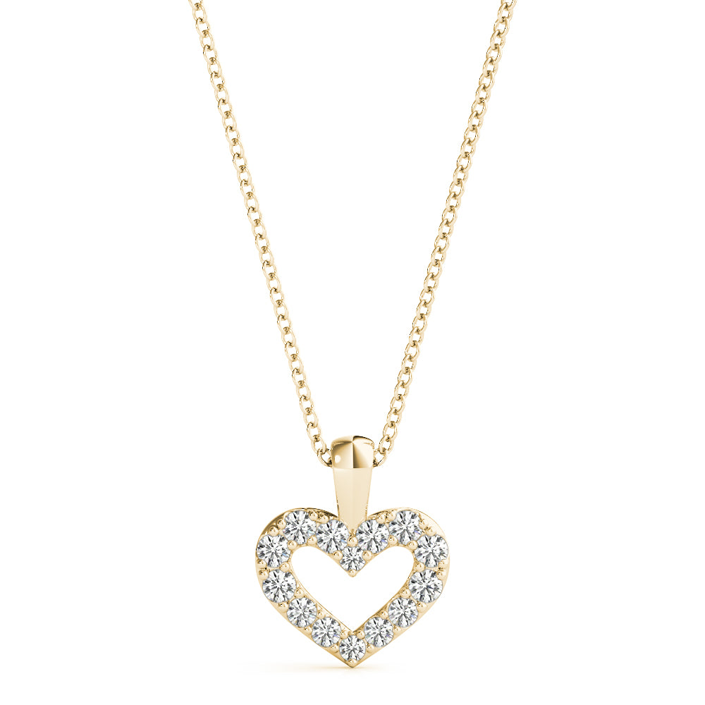 Heart Diamond Pendant · 0.12 ct tw
