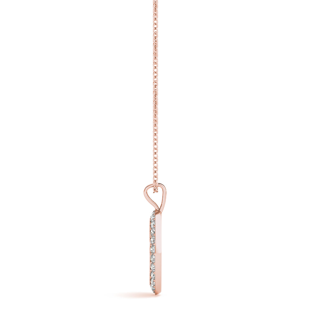 Round Peace Fashion Diamond Pendant · 0.29 ct tw