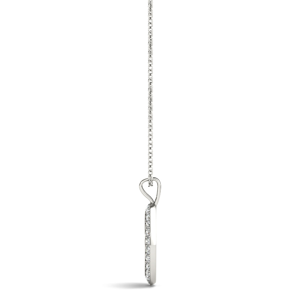 Round Peace Fashion Diamond Pendant · 0.29 ct tw