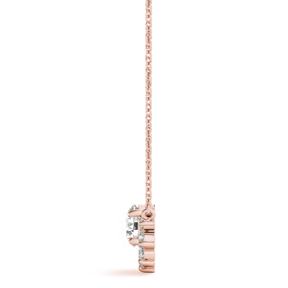 Round Fashion Diamond Pendant · 0.47 ct tw