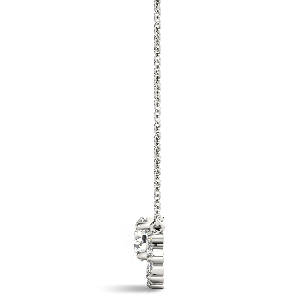 Round Fashion Diamond Pendant · 0.47 ct tw