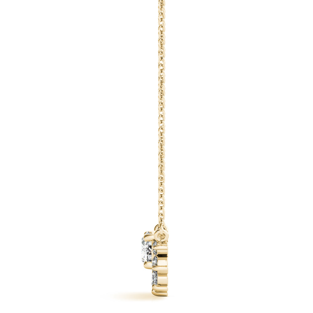 Oval Fashion Diamond Pendant · 0.38 ct tw