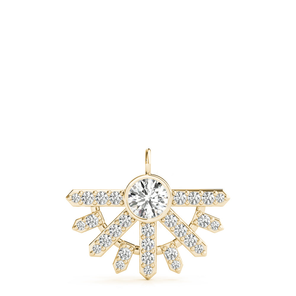 Round Fashion Diamond Pendant · 0.48 ct tw