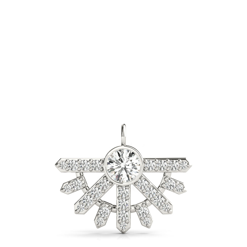 Round Fashion Diamond Pendant · 0.48 ct tw