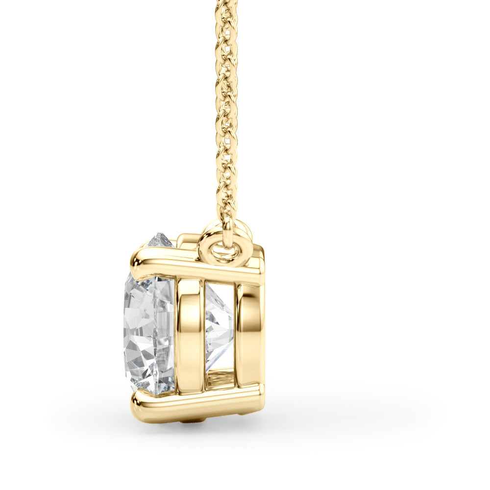 Round Diamond Solitaire Pendant · 1.00 ct tw