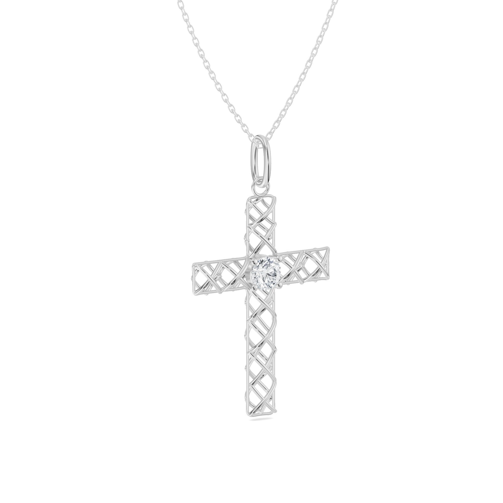 Round Fashion Diamond Pendant · 0.33 ct tw