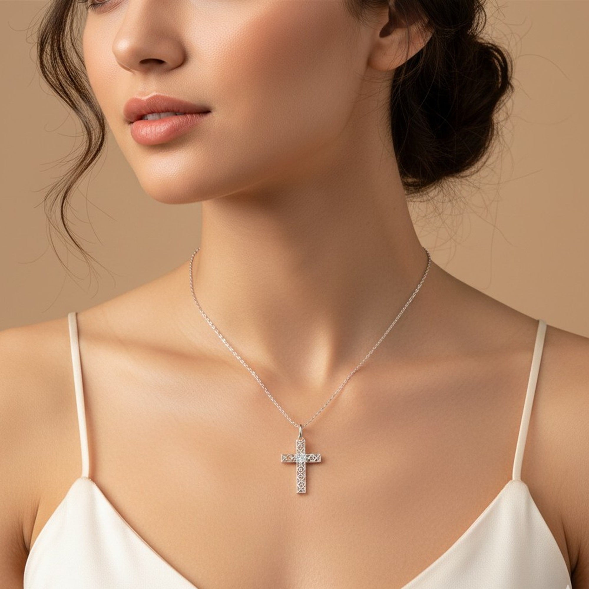 Round Fashion Diamond Pendant · 0.33 ct tw