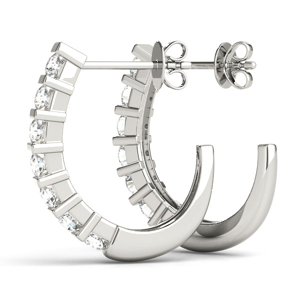 J-hoops Diamond Hoop · 0.70 ct tw