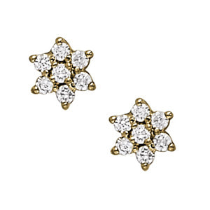 Cluster Diamond Earrings · 0.70 ct tw