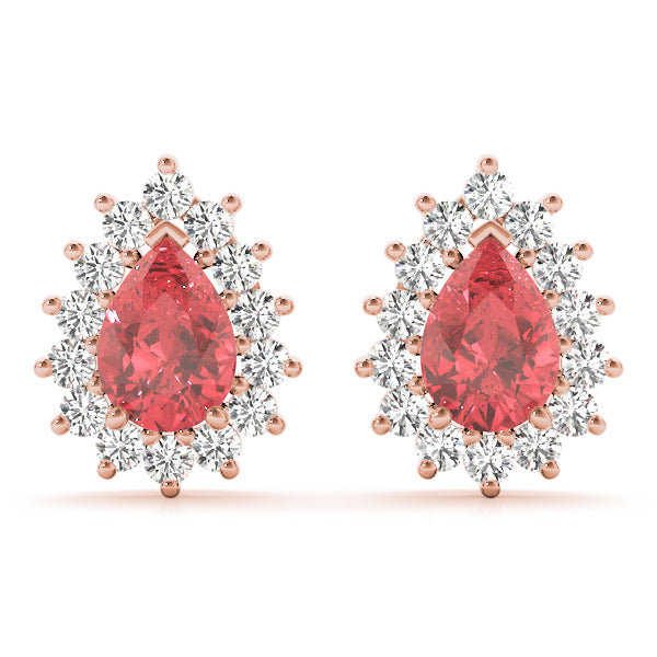 Pear Gemstone Earrings · 0.56 ct tw