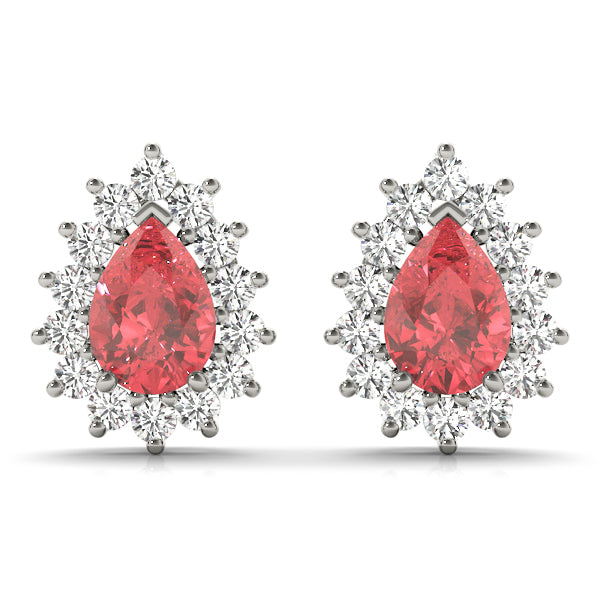 Pear Gemstone Earrings · 0.39 ct tw